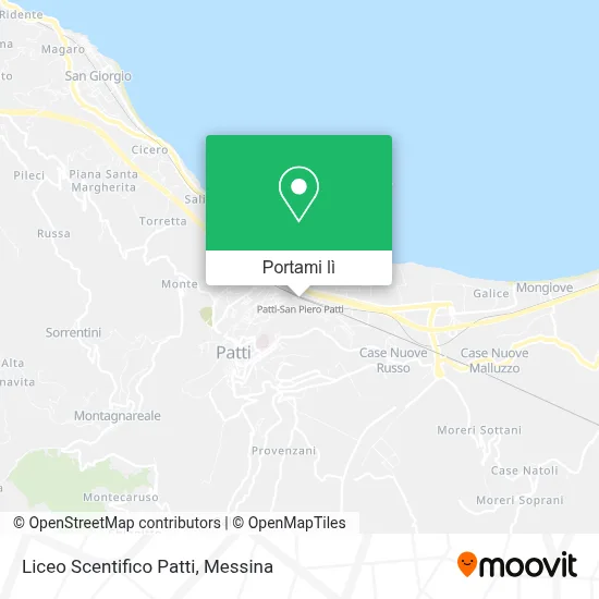 Mappa Liceo Scentifico Patti