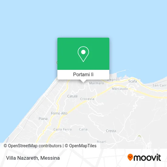 Mappa Villa Nazareth