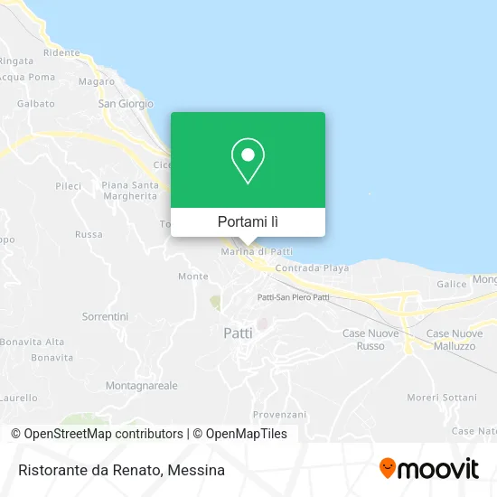Mappa Ristorante da Renato
