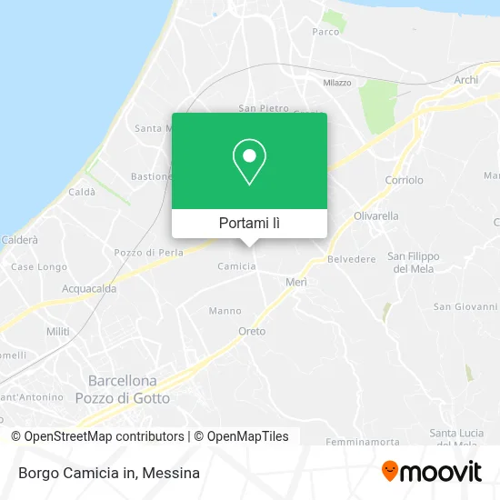 Mappa Borgo Camicia in