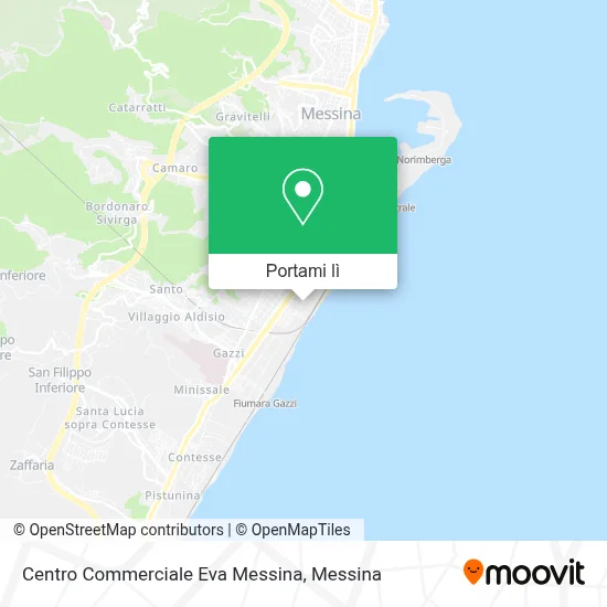 Mappa Centro Commerciale Eva Messina