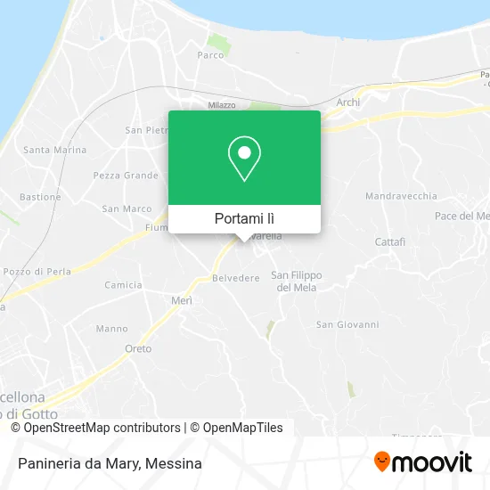 Mappa Panineria da Mary