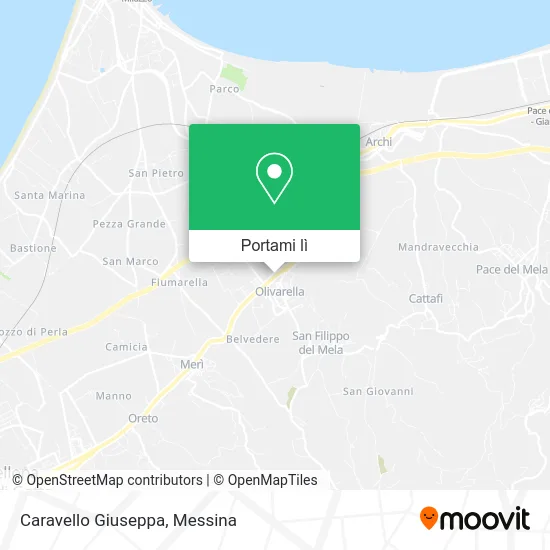 Mappa Caravello Giuseppa