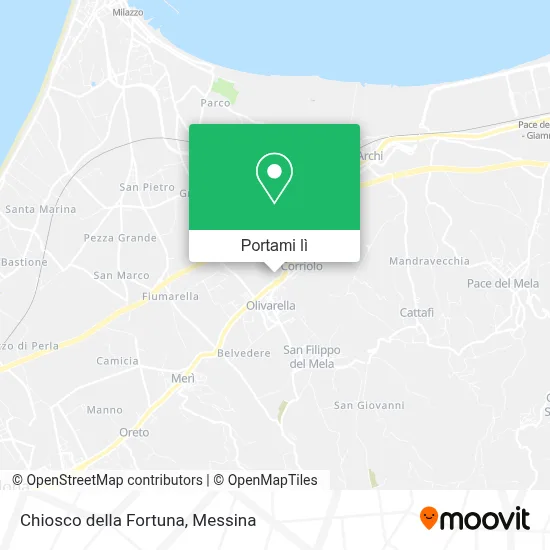 Mappa Chiosco della Fortuna