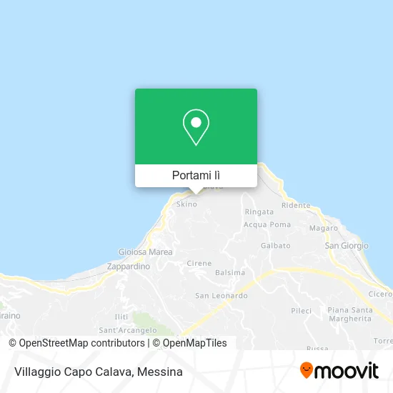 Mappa Villaggio Capo Calava