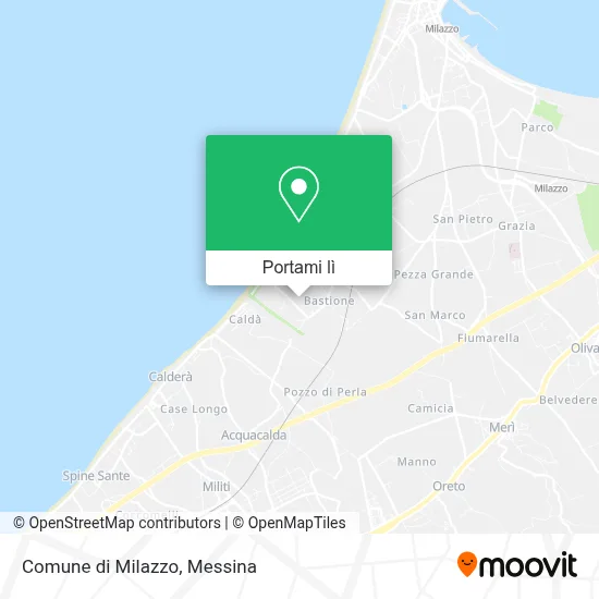 Mappa Comune di Milazzo