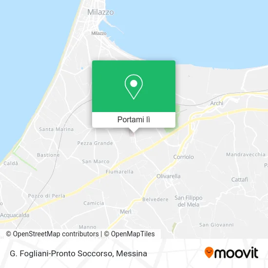 Mappa G. Fogliani-Pronto Soccorso