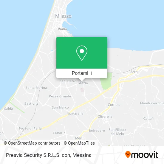 Mappa Preavia Security S.R.L.S. con