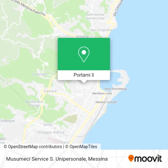 Mappa Musumeci Service S. Unipersonale