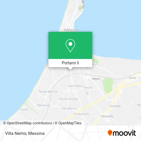 Mappa Villa Nemo