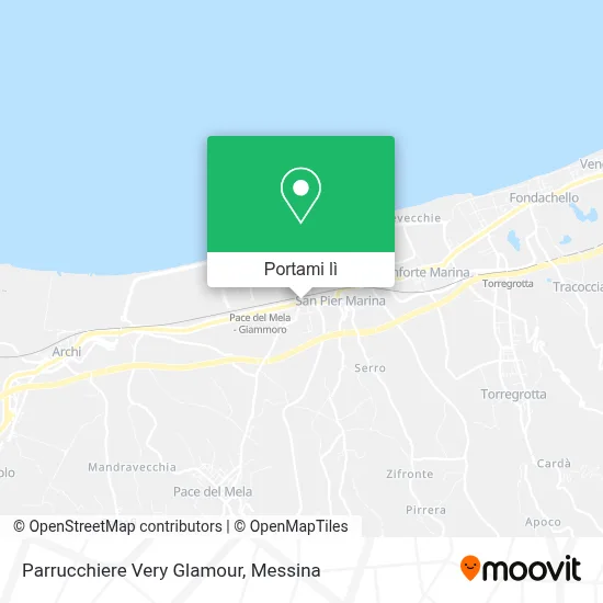 Mappa Parrucchiere Very Glamour