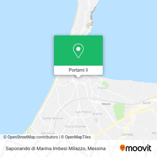 Come arrivare a Saponando di Marina Imbesi Milazzo a Messina con bus ...