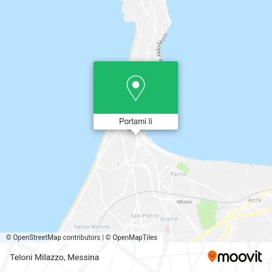 Mappa Teloni Milazzo