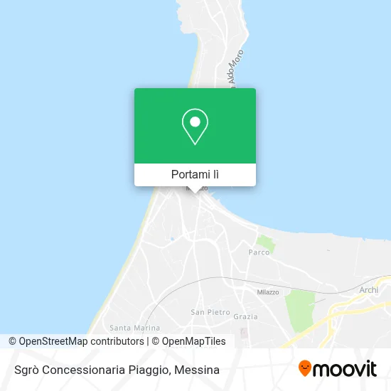 Mappa Sgrò Concessionaria Piaggio
