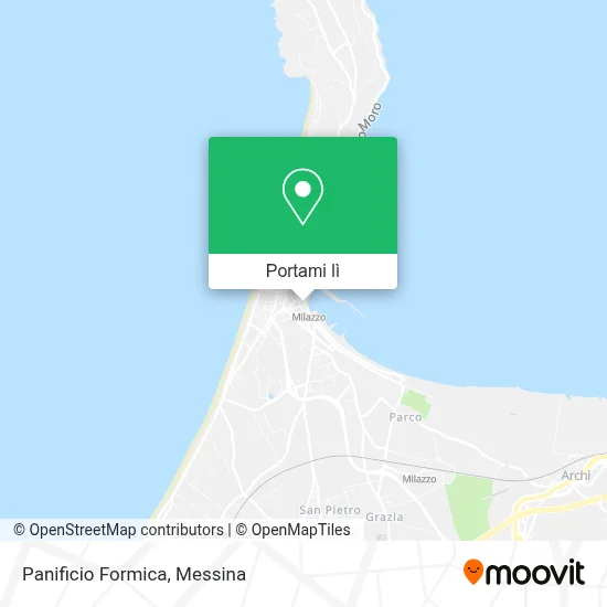 Mappa Panificio Formica