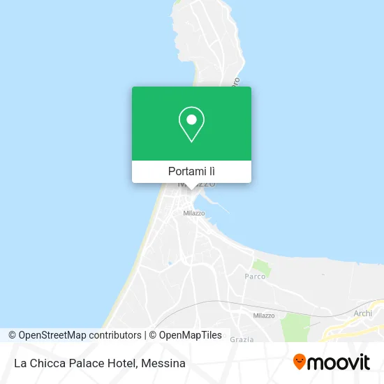 Mappa La Chicca Palace Hotel
