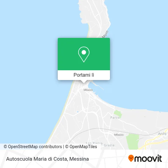 Mappa Autoscuola Maria di Costa