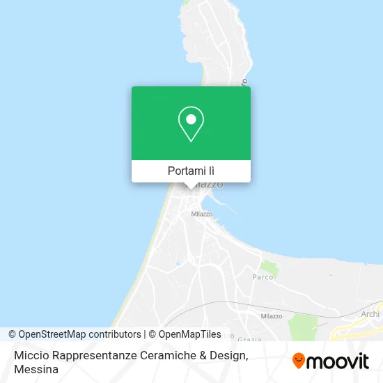 Mappa Miccio Rappresentanze Ceramiche & Design