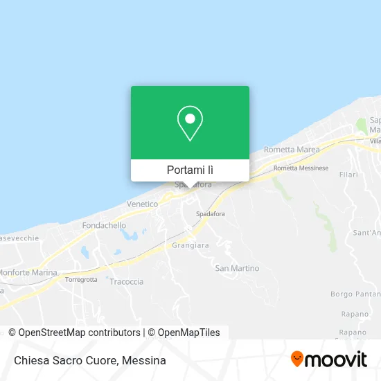 Mappa Chiesa Sacro Cuore