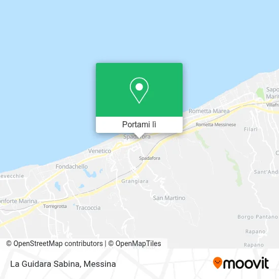 Mappa La Guidara Sabina