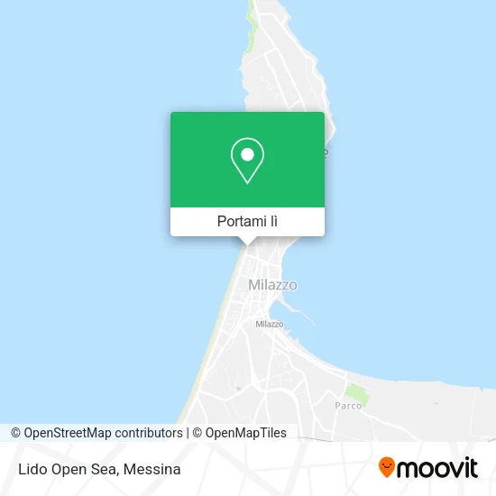 Mappa Lido Open Sea