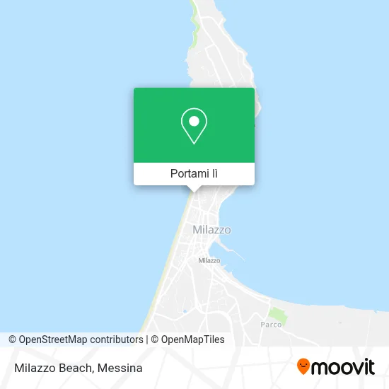Mappa Milazzo Beach