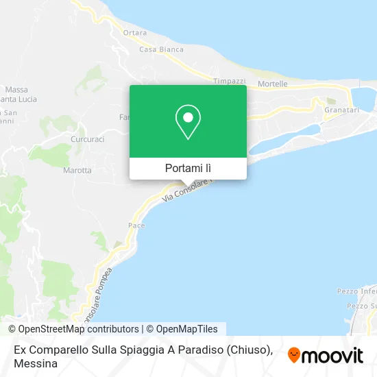 Mappa Ex Comparello Sulla Spiaggia A Paradiso (Chiuso)