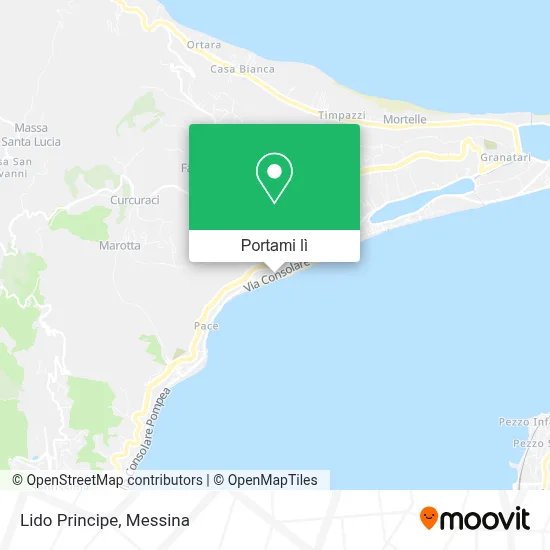 Mappa Lido Principe