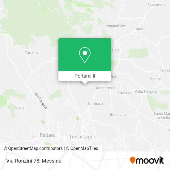Mappa Via Ronzini  78