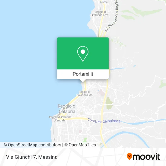 Mappa Via Giunchi  7