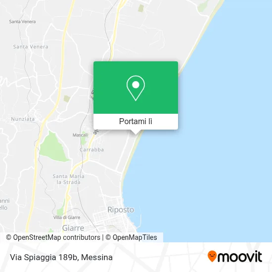 Mappa Via Spiaggia  189b
