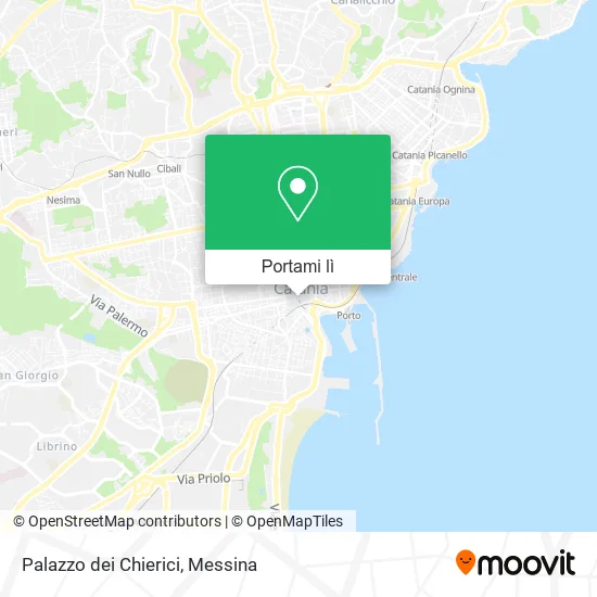 Mappa Palazzo dei Chierici