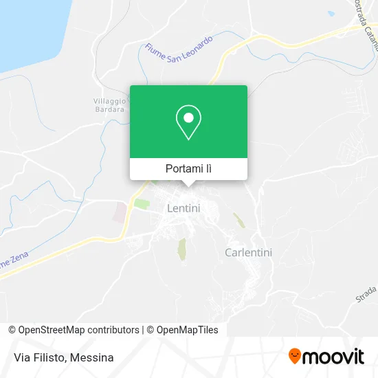 Mappa Via Filisto
