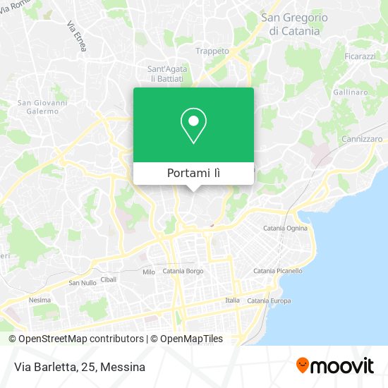 Mappa Via Barletta, 25