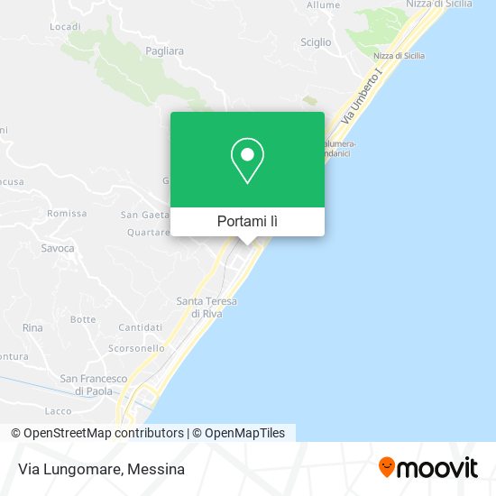 Mappa Via Lungomare