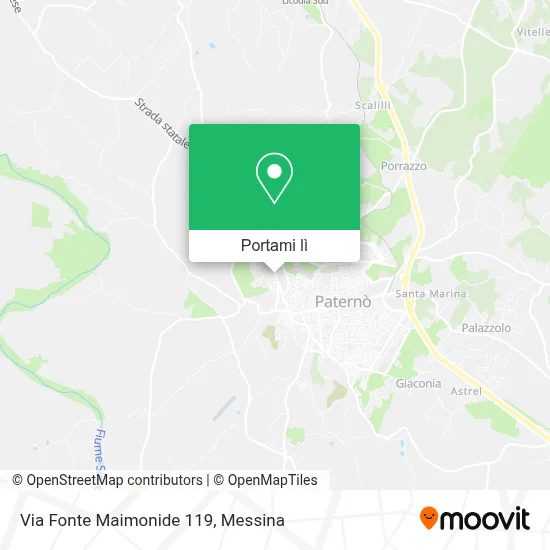 Mappa Via Fonte Maimonide  119