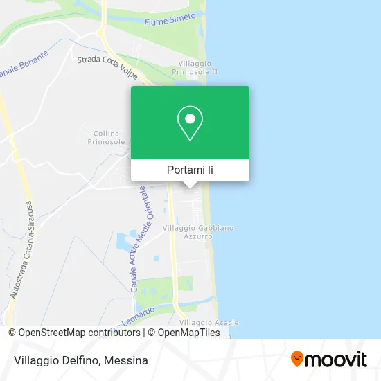 Mappa Villaggio Delfino