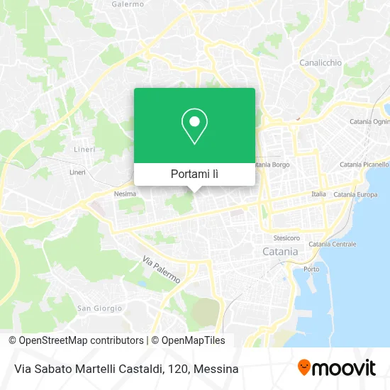 Mappa Via Sabato Martelli Castaldi, 120