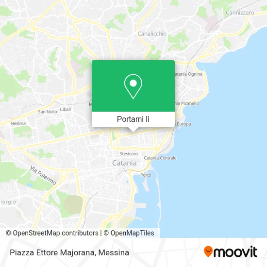 Mappa Piazza Ettore Majorana