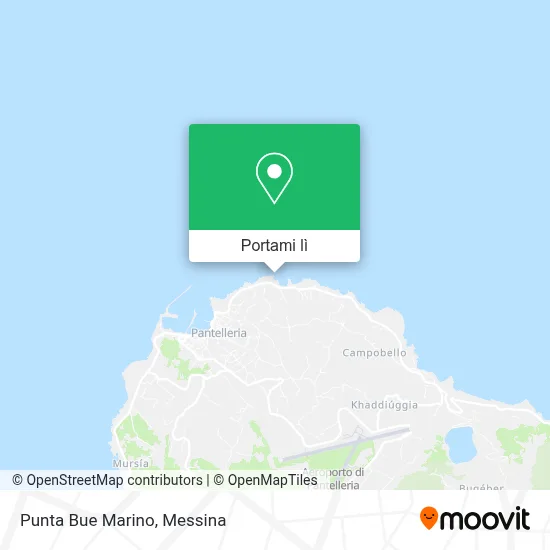 Mappa Punta Bue Marino
