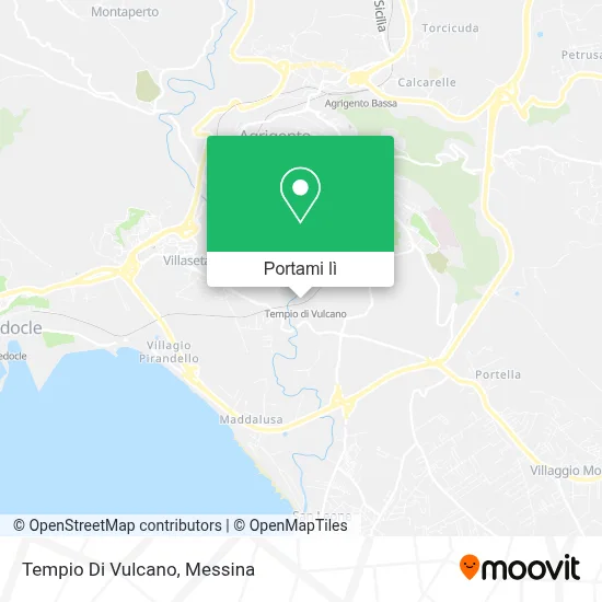 Mappa Tempio Di Vulcano