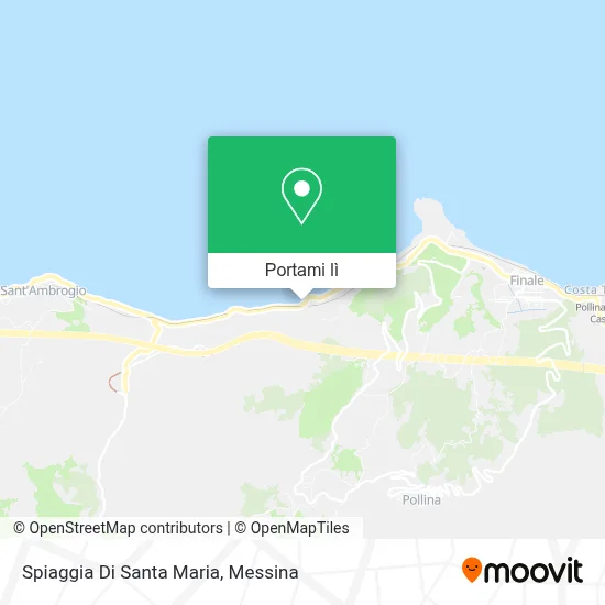 Mappa Spiaggia Di Santa Maria