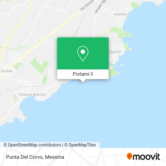 Mappa Punta Del Corvo