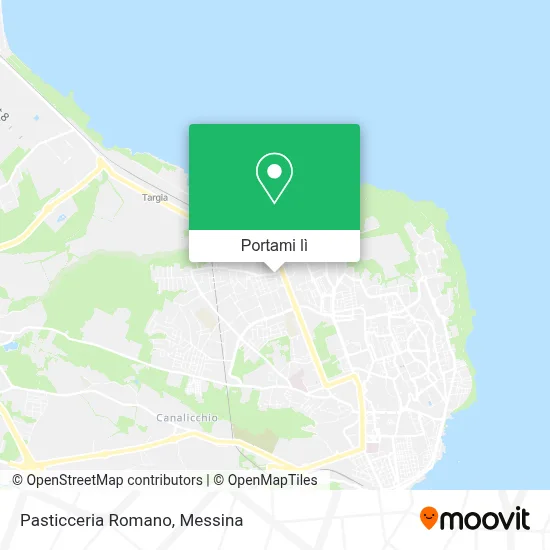 Mappa Pasticceria Romano