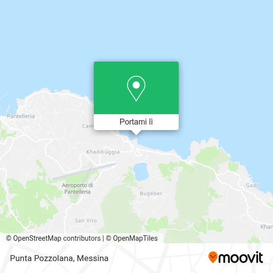 Mappa Punta Pozzolana