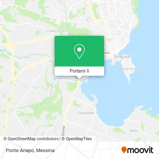 Mappa Ponte Anapo