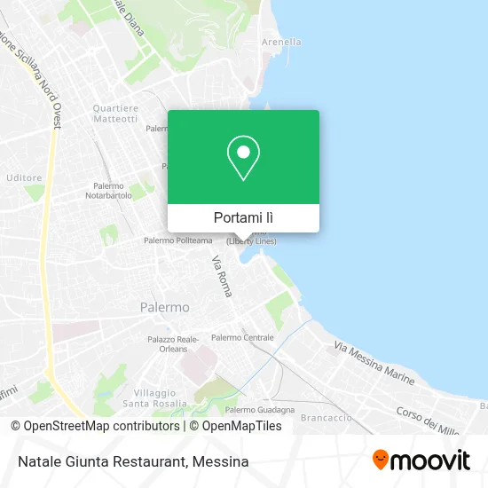 Mappa Natale Giunta Restaurant
