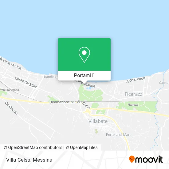Mappa Villa Celsa