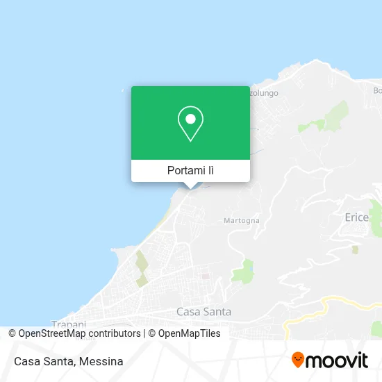 Mappa Casa Santa