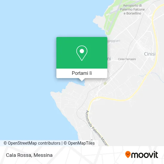 Mappa Cala Rossa